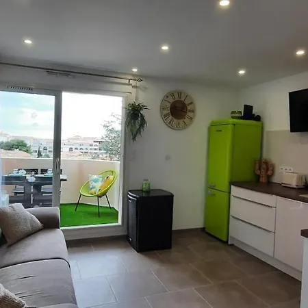 Charmant Studio Sete Cosy Refait A Neuf Parking Plage A Pied Buitenkant foto